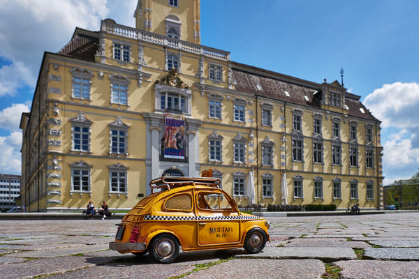 Taxi zum Oldenburger Schloss, Oldenburg, Deutschland