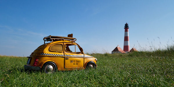 Taxi zum Westerhever Leuchtturm, Deutschland