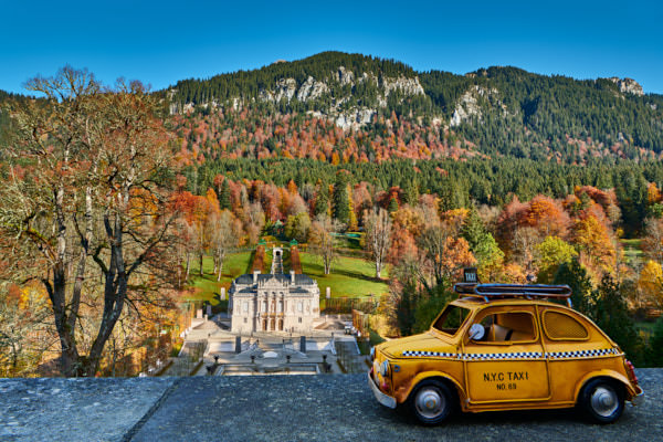 Taxi zum Schloß Linderhof, Ettal, Deutschland
